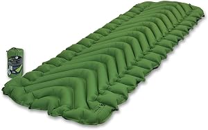 KLYMIT Static V Lightweight Inflatable Sleeping Pad | Comfortable, Lightweight, Easy to In