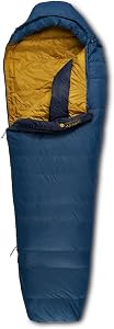 Kelty Cosmic 20 Down Mummy Sleeping Bag for Backpacking, Campers, 550 Fill Power, Recycled