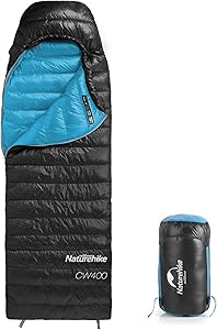 Naturehike Ultralight Down Sleeping Bag, 650FP Backpacking Sleeping Bag for Adults, 40.4℉