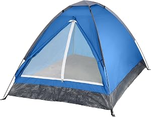 2 Person Camping Tent with Rain Fly and Carrying Bag - Lightweight Outdoor Pop Up Tents fo